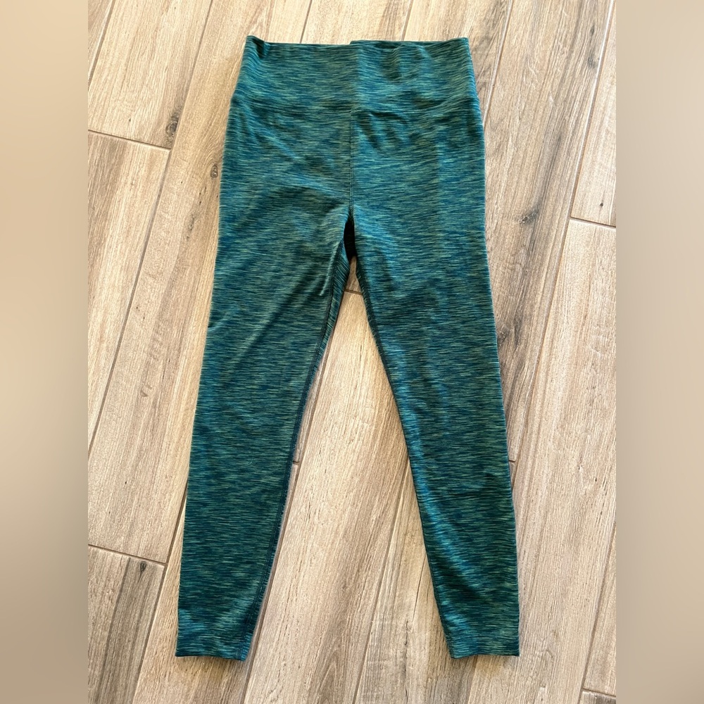 Outdoor voices leggings green heather size large